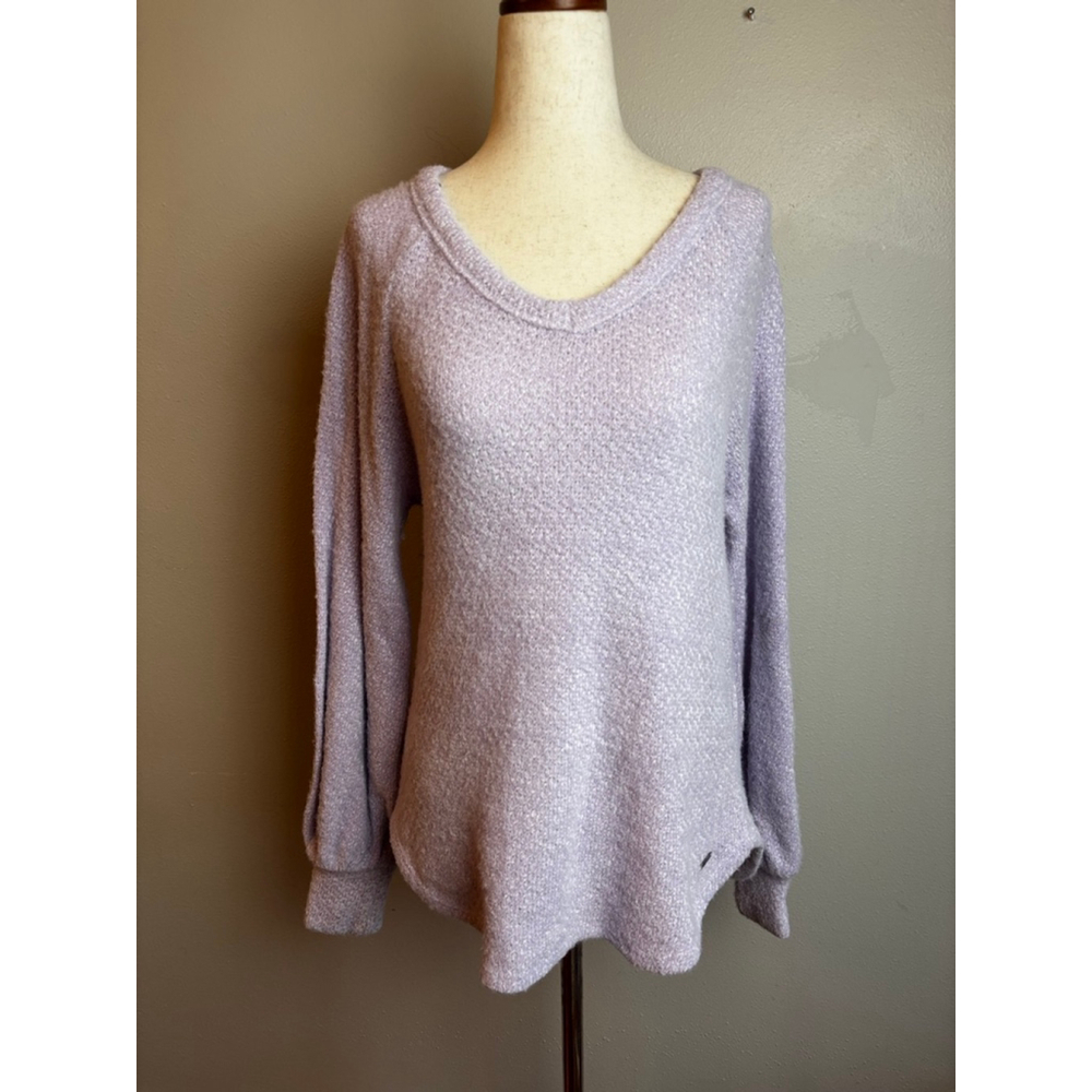 Hollister Lavender y2k Sweater Juniors S preppy casual beach surf summer